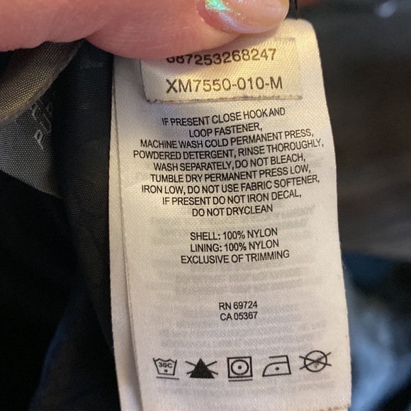 Columbia Interchange Jacket Coat Gray Black Medium M EUC - Picture 5 of 7